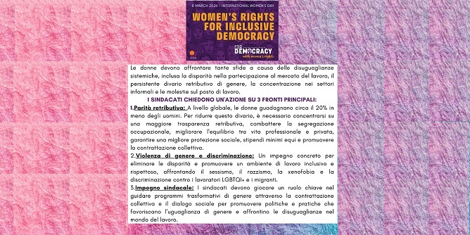 La lotta delle donne sindacaliste in Myanmar e Bielorussia.